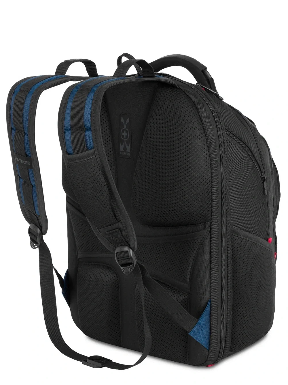 Wenger by Swiss Gear Ibex ScanSmart Laptop Backpack Black Gray Blue 17 Inch
